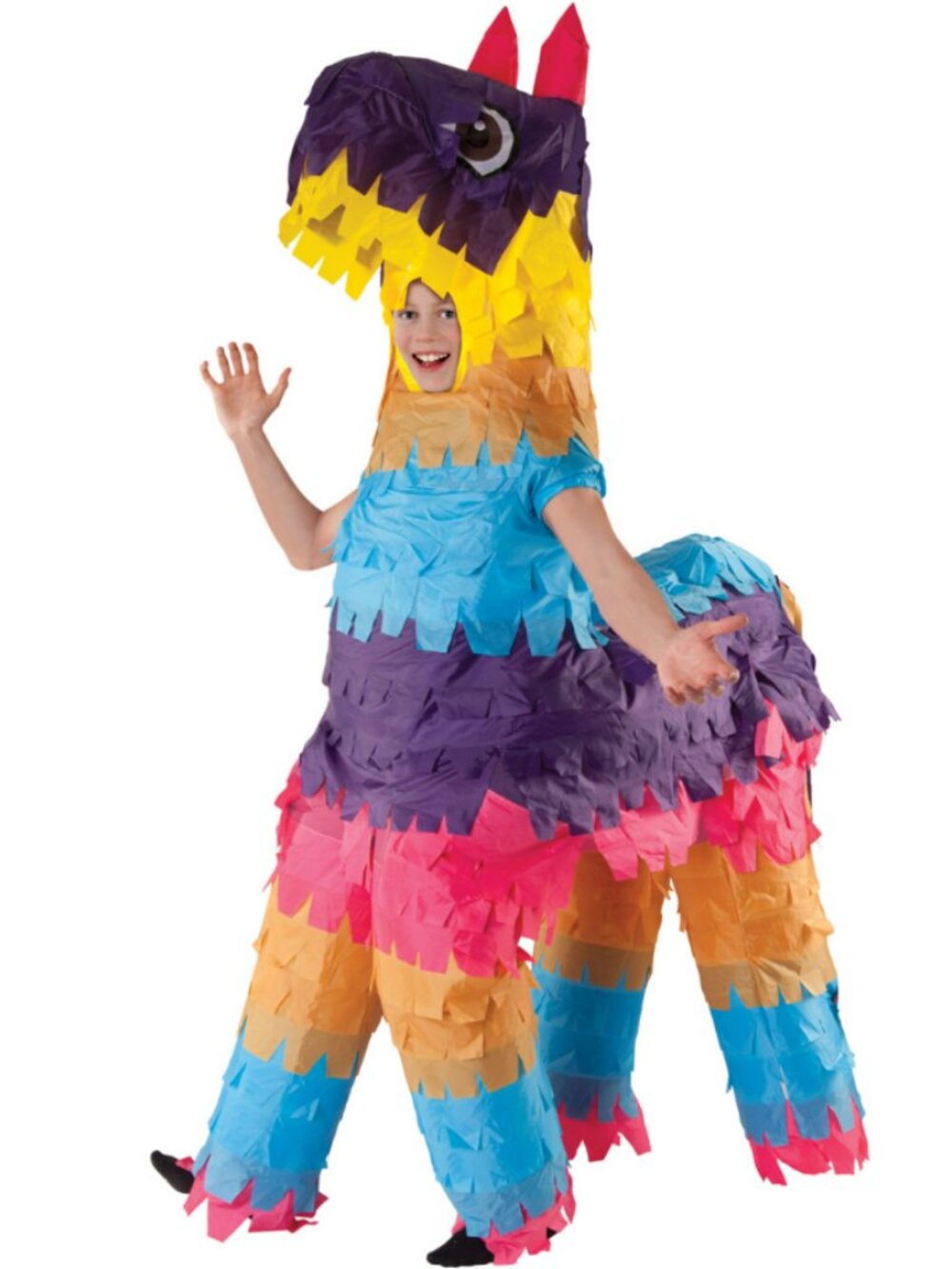 Morph Costumes Pinata Inflatable Halloween Costume Teen/Adults Blue/Purple Multi